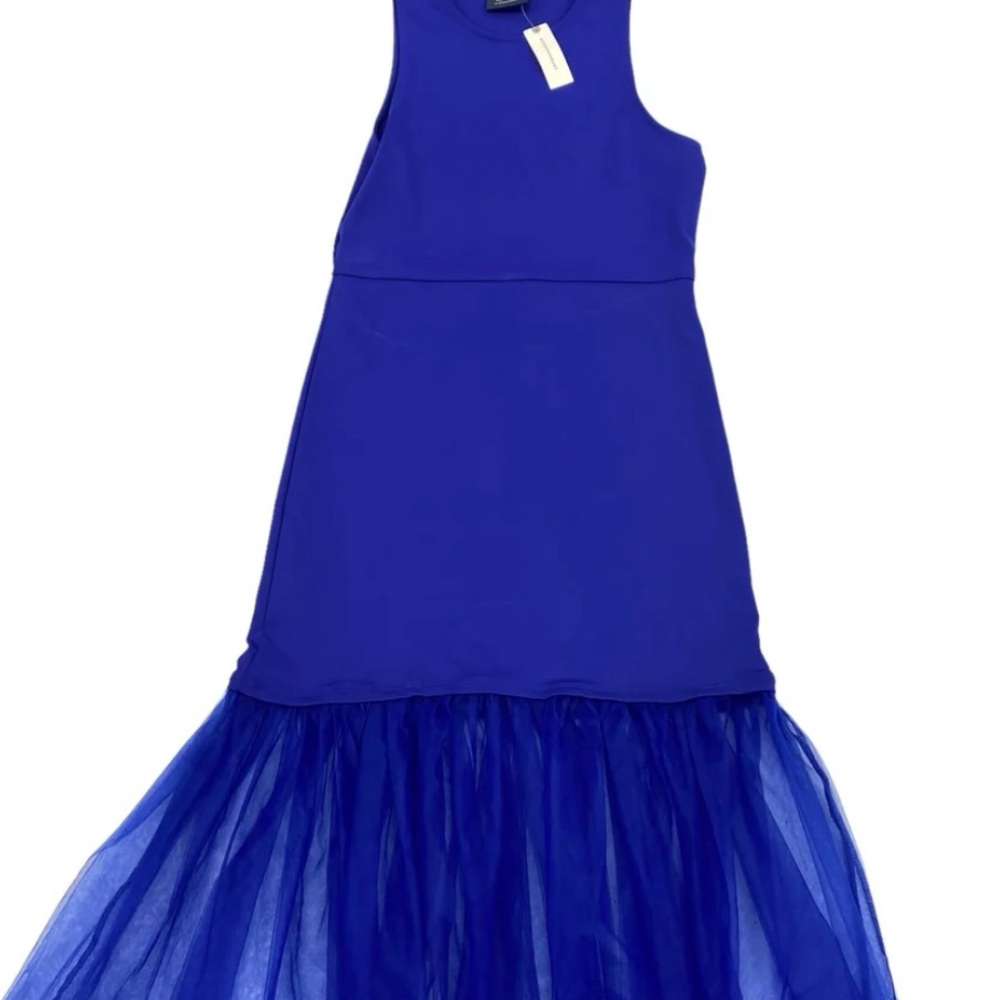 Anthropologie Maeve Tulle-Hem Slim Tank Dress - Picture 2 of 3